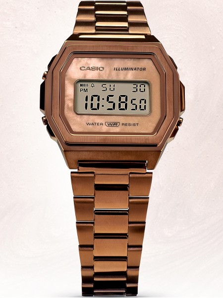 Casio Vintage Iconic A1000RG-5EF dámské hodinky, pásek stainless steel