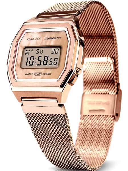 Casio Vintage Iconic A1000MPG-9EF ladies' watch, stainless steel strap