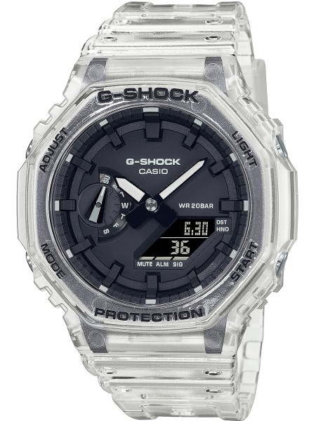 Casio G-Shock GA-2100SKE-7AER herrklocka, harts armband