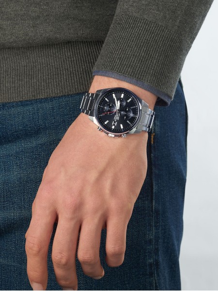 Casio Edifice EFV-610D-1AVUEF men's watch, stainless steel strap