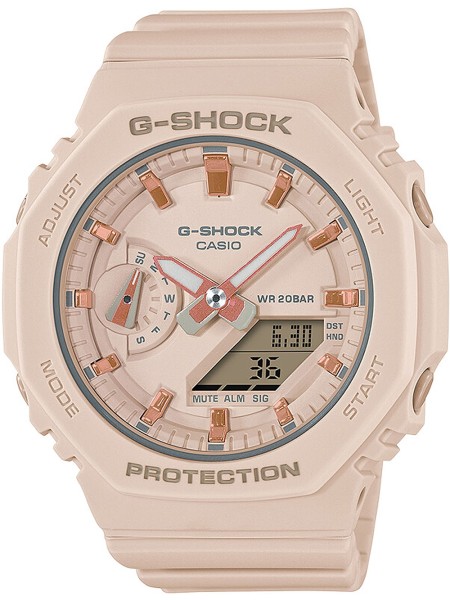 Casio G-Shock GMA-S2100-4AER sieviešu pulkstenis, resin siksna