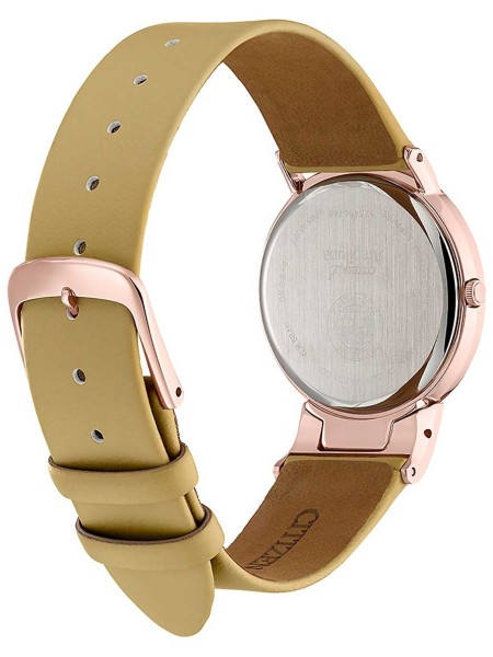 Citizen Eco-Drive Elegance EG7073-16Y γυναικείο ρολόι, με λουράκι synthetic leather