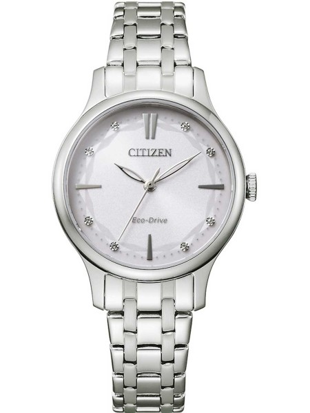Citizen EM0890-85A γυναικείο ρολόι, με λουράκι stainless steel