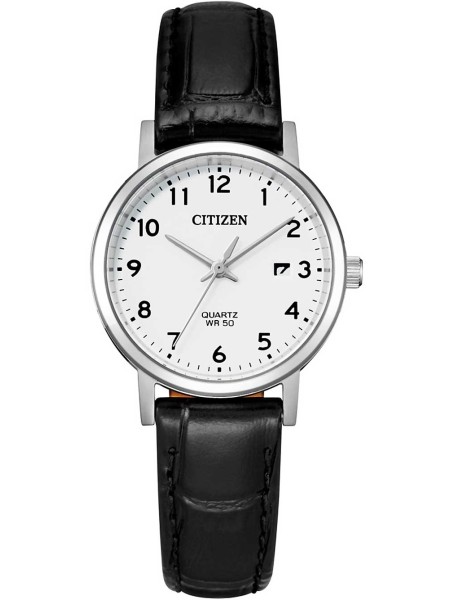 Citizen Basic  Quarz EU6090-03A ladies' watch, calf leather strap