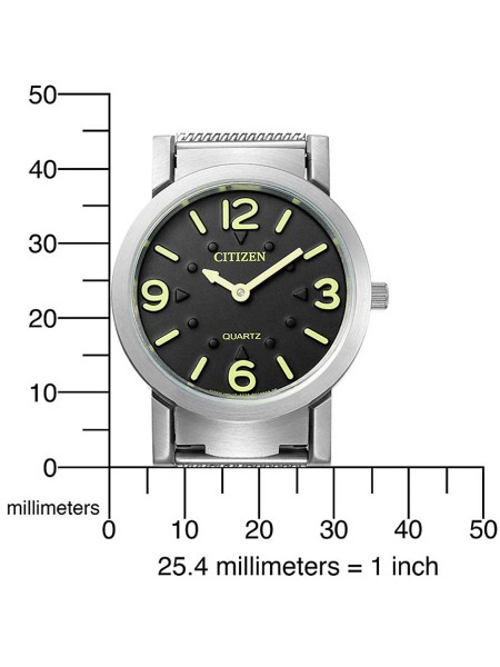 Citizen AC2200-55E Relógio para mulher, pulseira de acero inoxidable