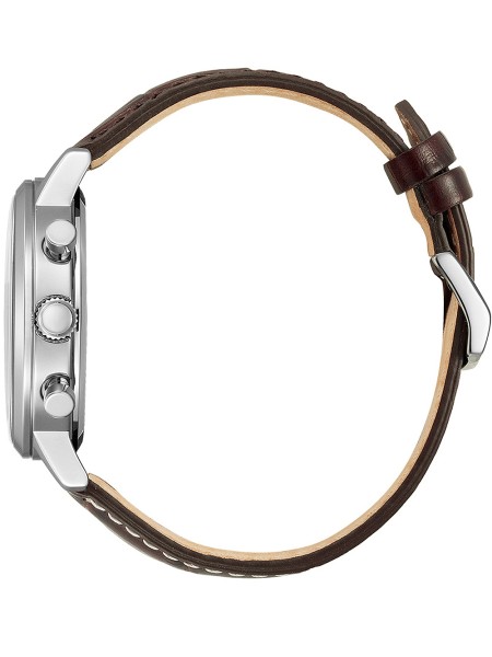 Citizen Eco-Drive Chronograph CA7061-26X men's watch, calf leather strap