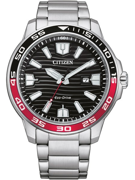 Citizen Eco-Drive Sport AW1527-86E men's watch, stainless steel strap