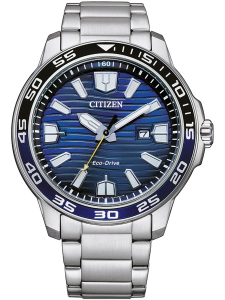 Citizen Eco-Drive Sport AW1525-81L men's watch, stainless steel strap
