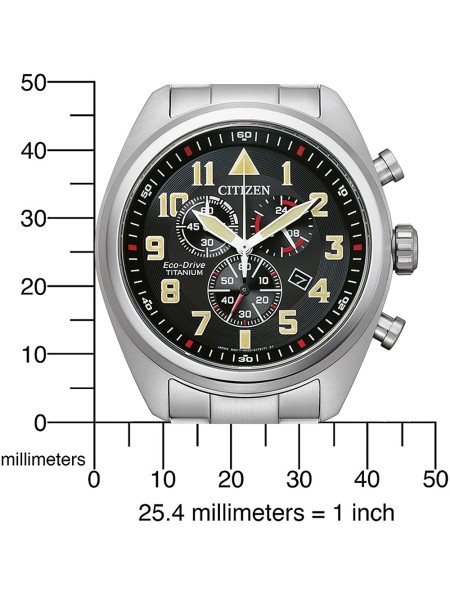 Citizen Super-Titanium Eco-Drive AT2480-81E  montre pour homme, titane sangle