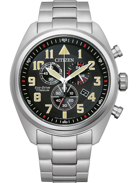 Citizen Super-Titanium Eco-Drive AT2480-81E  men's watch, titanium strap