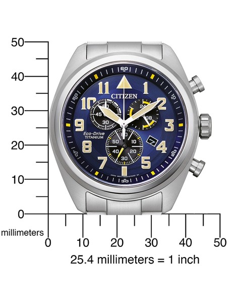 Citizen Super-Titanium Eco-Drive AT2480-81L  men's watch, titanium strap