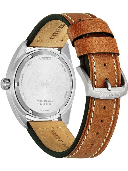 Citizen Super-Titanium Eco-Drive BM8560-11XE  men's watch, calf leather strap