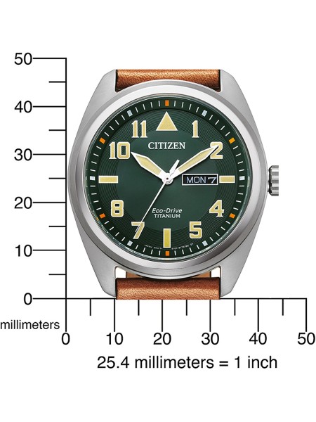 Citizen Super-Titanium Eco-Drive BM8560-11XE  men's watch, cuir de veau strap