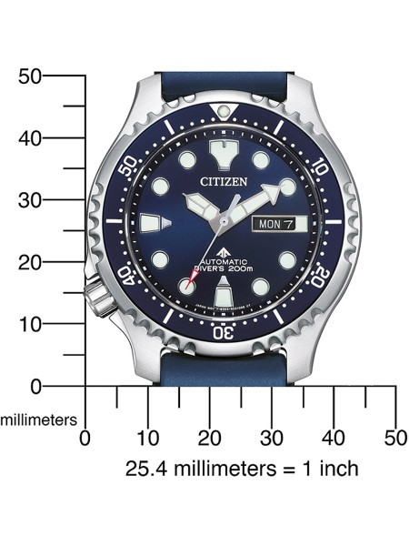 Citizen Promaster Automatik NY0141-10LE men's watch, silicone strap
