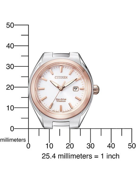 Citizen Eco-Drive Titanium EW2616-83A ladies' watch, titanium strap