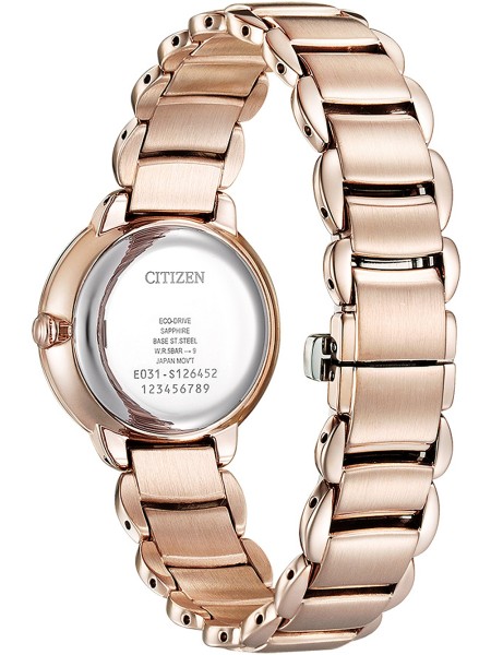 Citizen Eco-Drive Elegance EM0922-81X montre de dame, acier inoxydable sangle