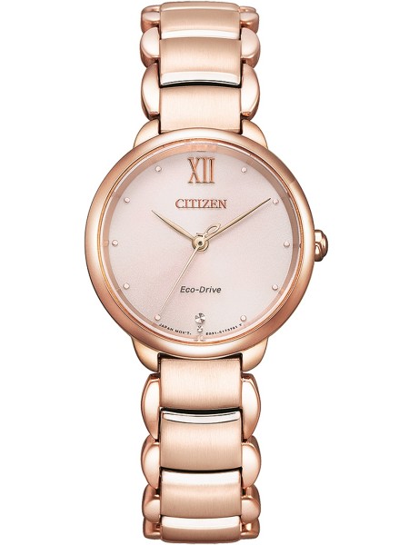 Citizen Eco-Drive Elegance EM0922-81X ladies' watch, stainless steel strap