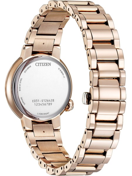 Citizen Eco-Drive Elegance EM0912-84Y Relógio para mulher, pulseira de acero inoxidable