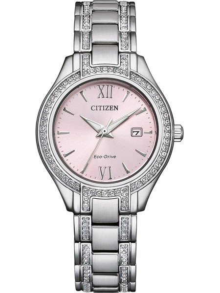 Citizen Eco-Drive Elegance FE1230-51X naisten kello, stainless steel ranneke