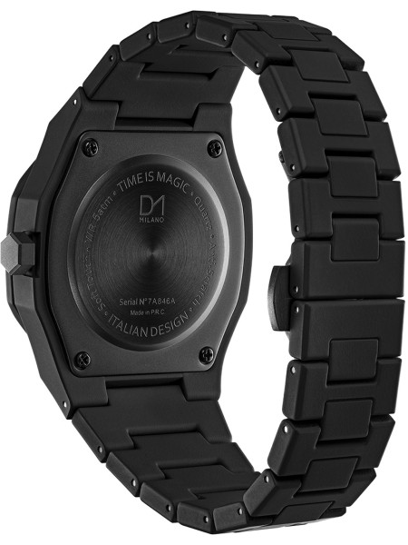 D1 Milano Polycarbon A-NE01 men's watch, polycarbonate strap