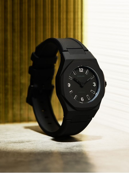 D1 Milano Nanochrome NCRJ01 Relógio para mulher, pulseira de silicona