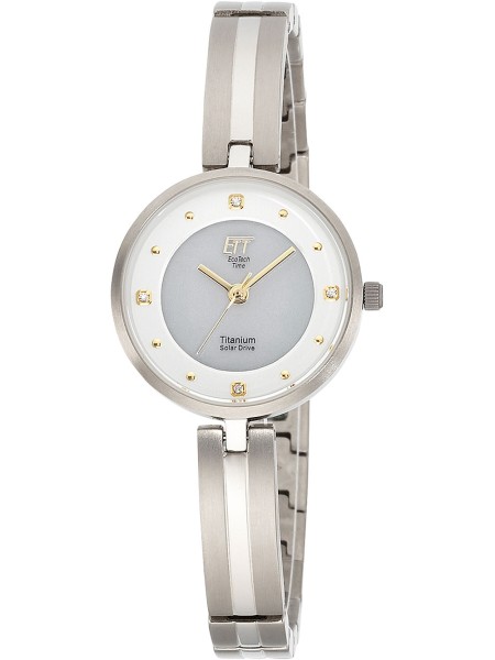 ETT Eco Tech Time Namib Titan ELT-12111-44M Relógio para mulher, pulseira de titanio