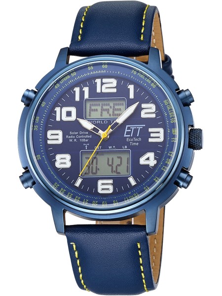 ETT Eco Tech Time Hunter II EGS-11450-32L men's watch, calf leather strap