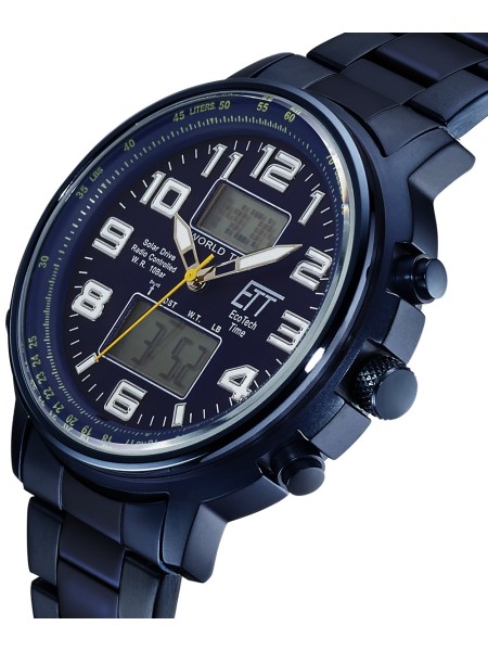 ETT Eco Tech Time Hunter II EGS-11445-32M montre pour homme, acier inoxydable sangle