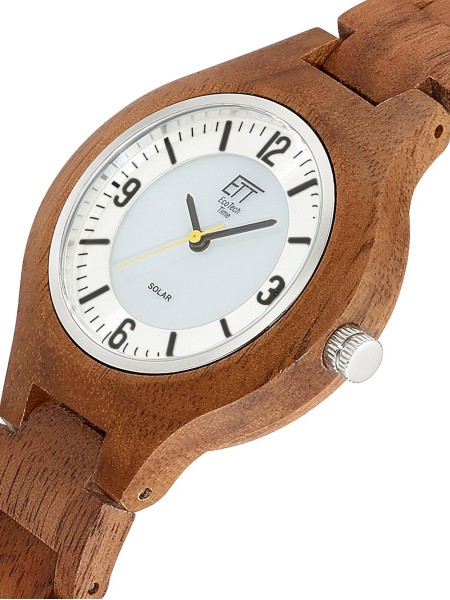 ETT Eco Tech Time Specialist Wood ELW-12126-42SET Reloj para mujer, correa de madera