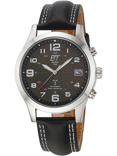 ETT Eco Tech Time Gobi EGS-11488-22L men's watch, cuir de veau strap