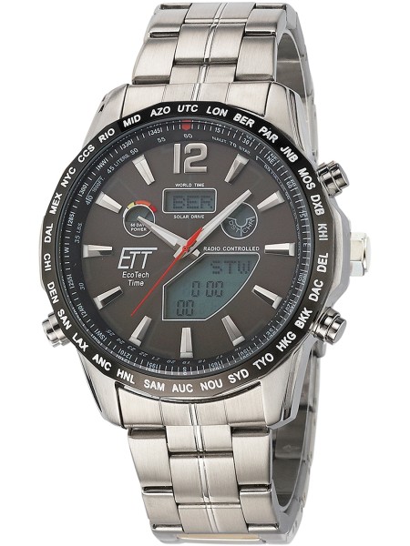 ETT Eco Tech Time Discovery EGS-11477-21M herreur, rustfrit stål rem