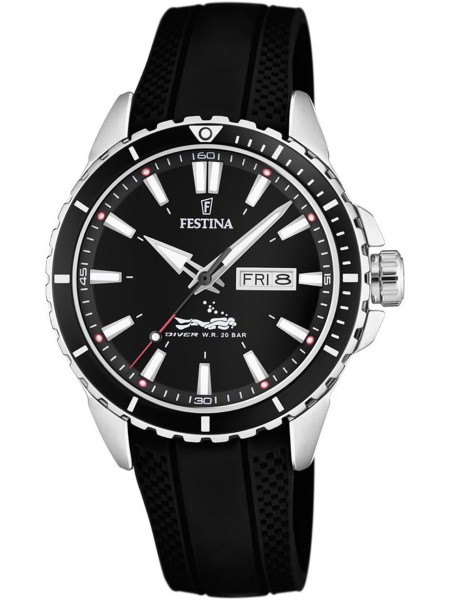 Festina Diver F20378/1 men's watch, silicone strap