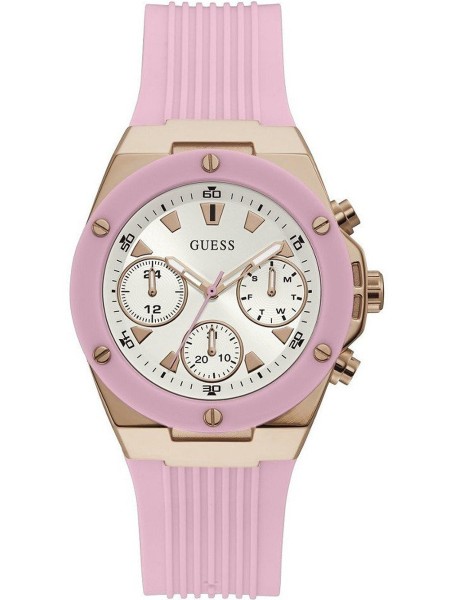 Guess Athena GW0030L4 Relógio para mulher, pulseira de silicona