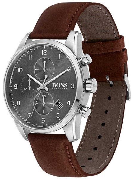 mužské hodinky Hugo Boss Skymaster 1513787, řemínkem calf leather