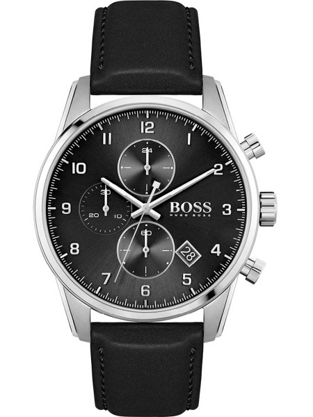 Hugo Boss 1513782 montre pour homme, cuir de veau sangle