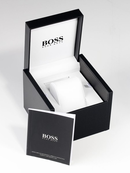 Hugo Boss Metronome 1513799 montre pour homme, cuir de veau sangle