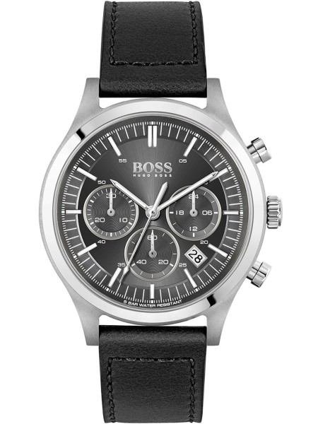 Hugo Boss Metronome 1513799 montre pour homme, cuir de veau sangle