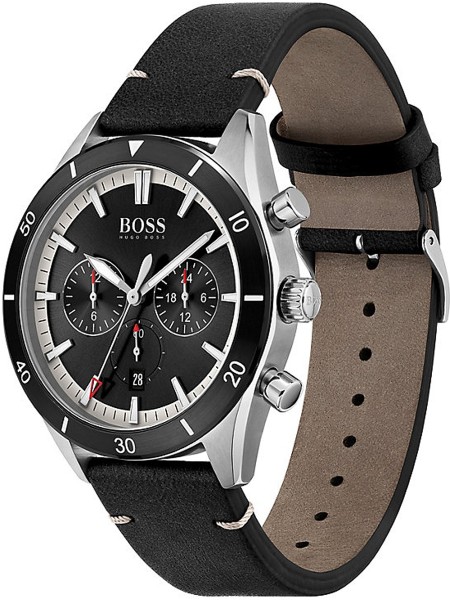 Hugo Boss Santiago 1513864 ανδρικό ρολόι, λουρί calf leather