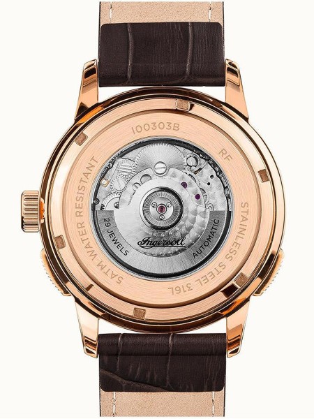 Ingersoll The Regent Automatik I00303B men's watch, cuir de veau strap