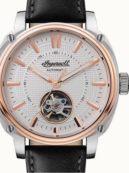 Ingersoll The Director Automatik I08101 men's watch, cuir de veau strap