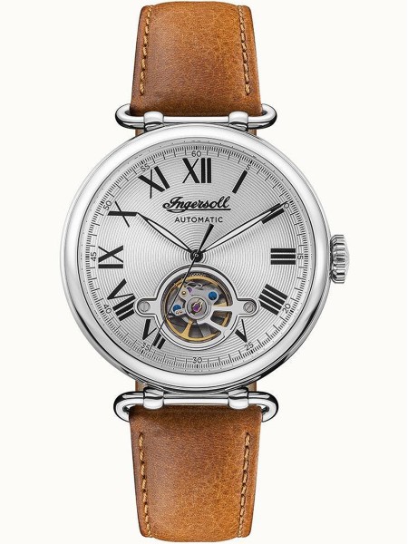 Ingersoll The Protagonist Automatik I08901 men's watch, calf leather strap