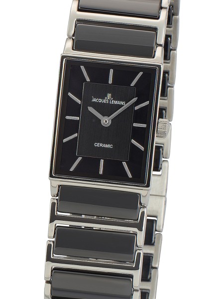 Jacques Lemans York 1-1651A ladies' watch, ceramics / stainless steel strap