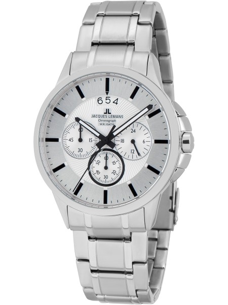 Jacques Lemans Sydney Chronograph 1-1542P men's watch, acier inoxydable strap