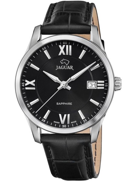 Jaguar J883/4 men's watch, calfleather strap
