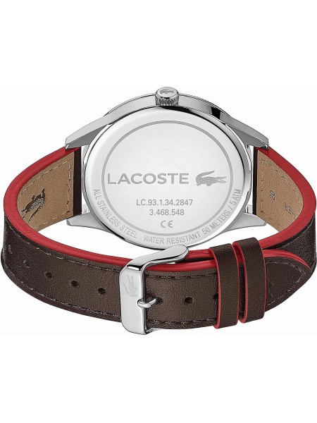 Lacoste 2011020 montre pour homme, cuir de veau sangle