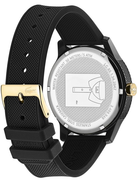 Lacoste 2011010 men's watch, silicone strap