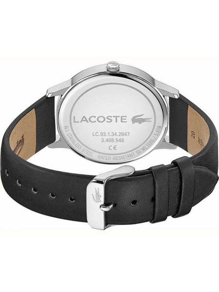 Lacoste Madrid 2011034 men's watch, calf leather / textile strap