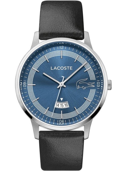 Lacoste Madrid 2011034 men's watch, cuir de veau / textile strap