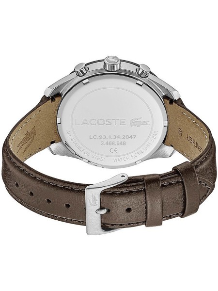 Lacoste Boston Chronograph 2011093 men's watch, cuir de veau strap