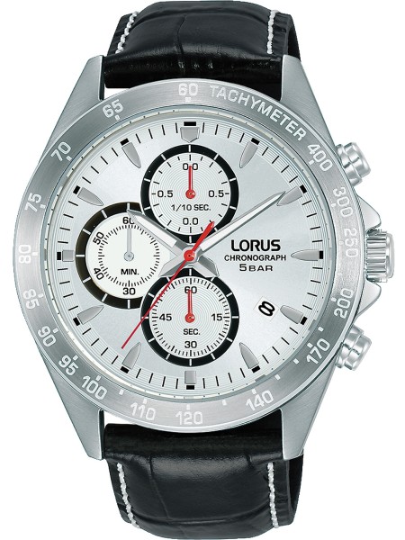 Lorus Chrono RM371GX9 montre pour homme, cuir de veau sangle